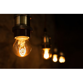 Soho Lighting E27 ES Vintage Edison Golf Ball LED Light Bulb 2w 1800K T-Spiral Filament High CRI Dimmable