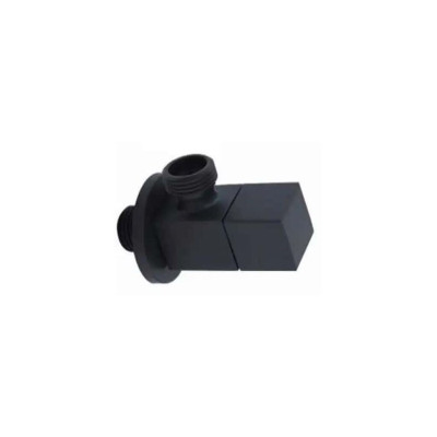 Angle Valve Square Black Lux