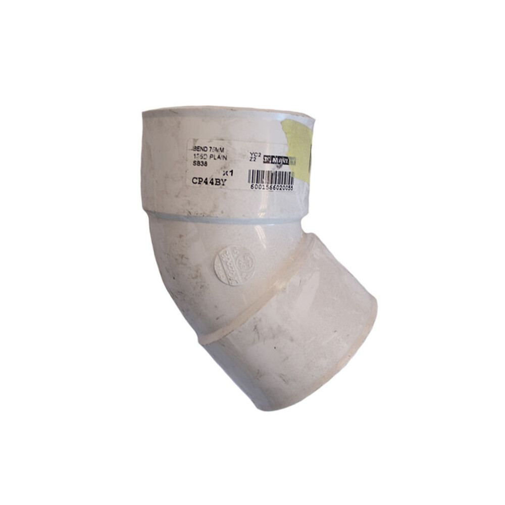 Bend Plain 75mm 45Deg