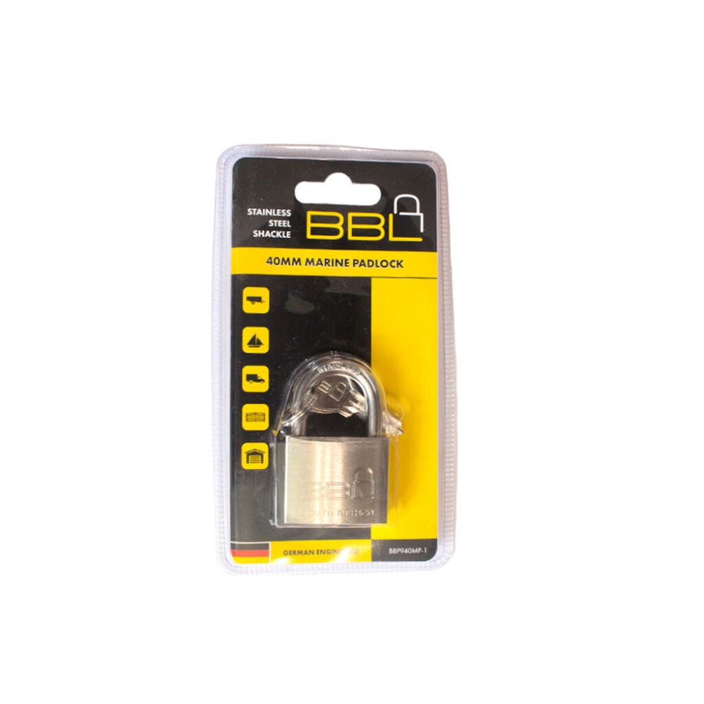 Bbl Padlock 40mm Marine
