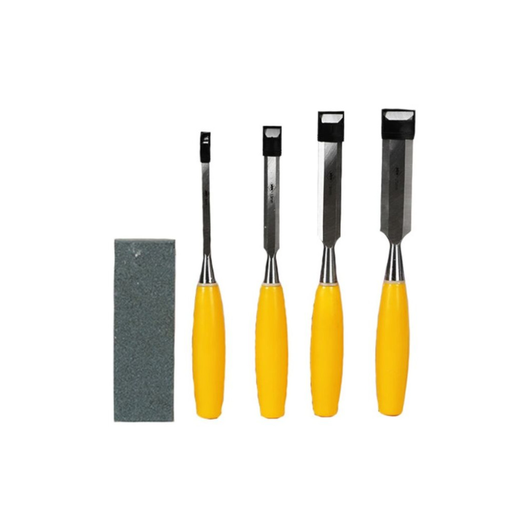 Chisel Set 4Pc With Sharpening Stone