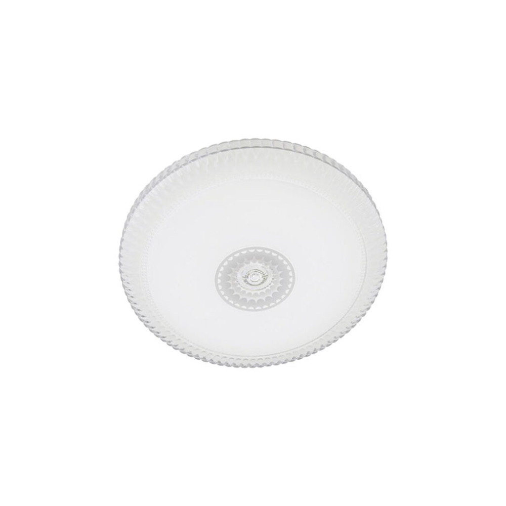 24W Led Ceiling Light With Metal Base And White Acrylic Cover